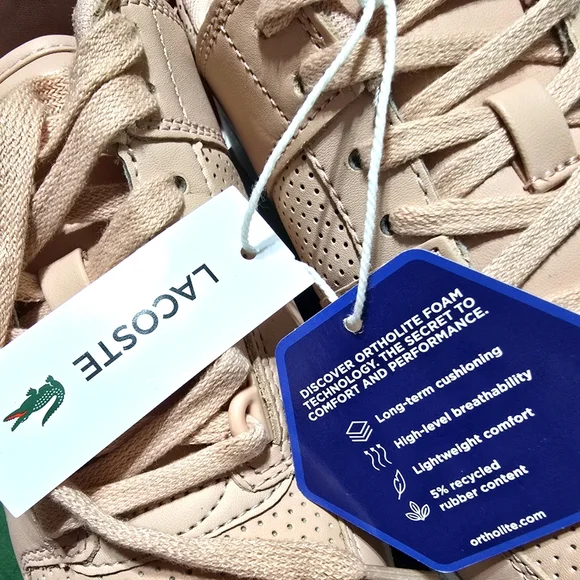 LACOSTE Thrill 120 Women's Sneakers Rose Pink Size 6 - Picture 5 of 7